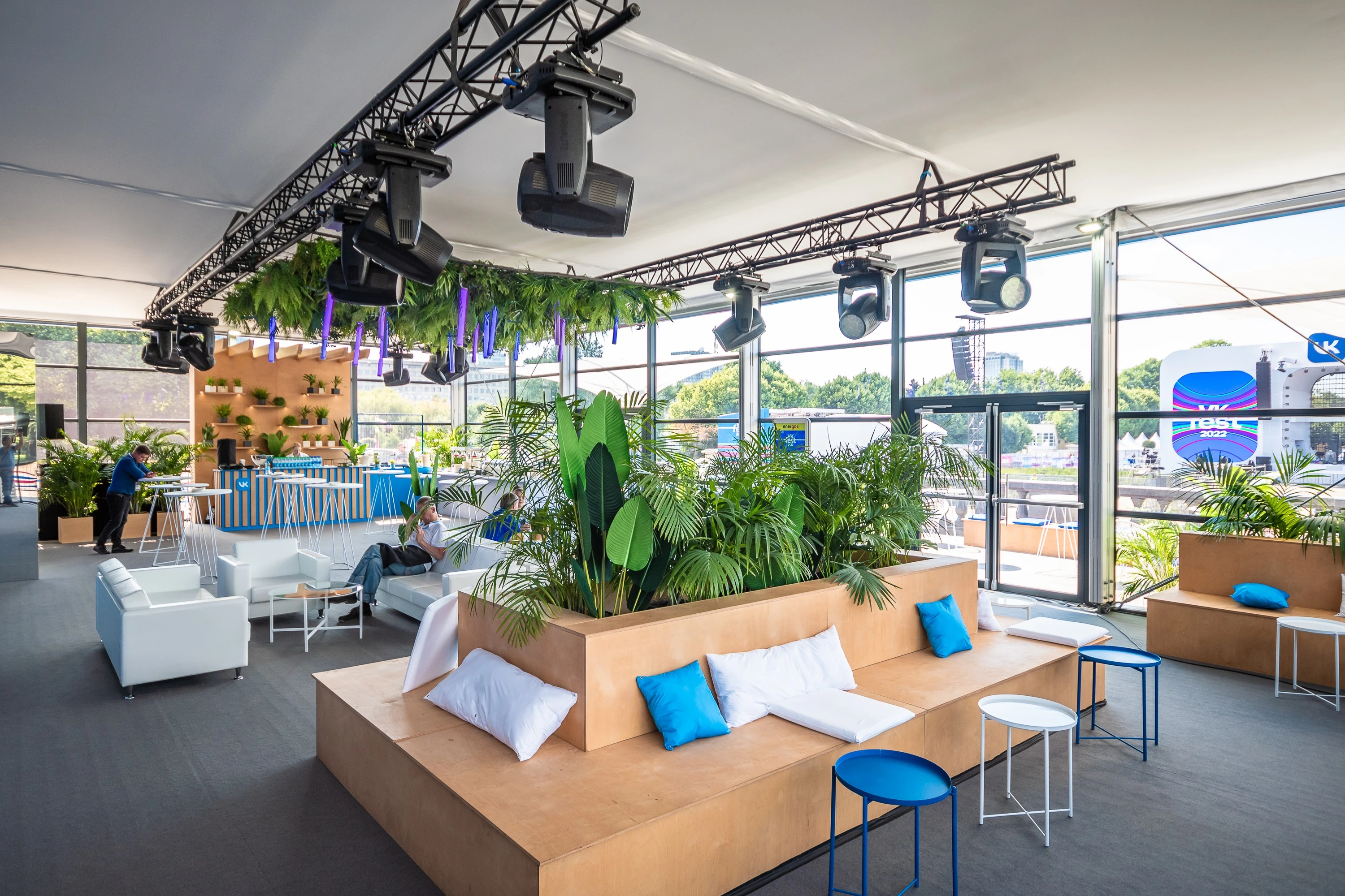 Павильон внутри VK Fest Lounge